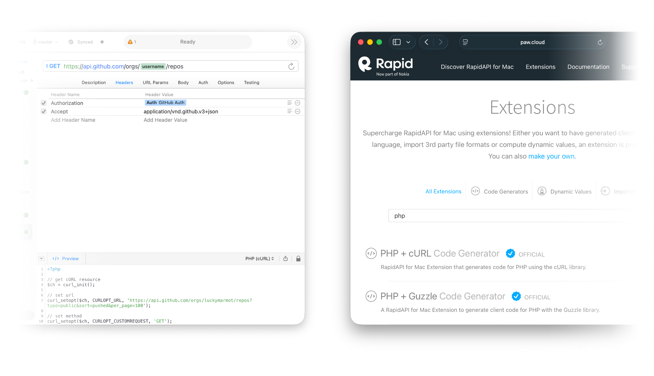 RapidAPI for Mac – A full-featured visual HTTP client