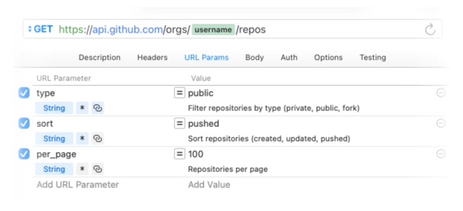 Request Variables in RapidAPI for Mac HTTP Client