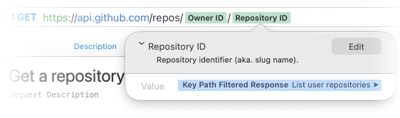 Request Variables in RapidAPI for Mac HTTP Client