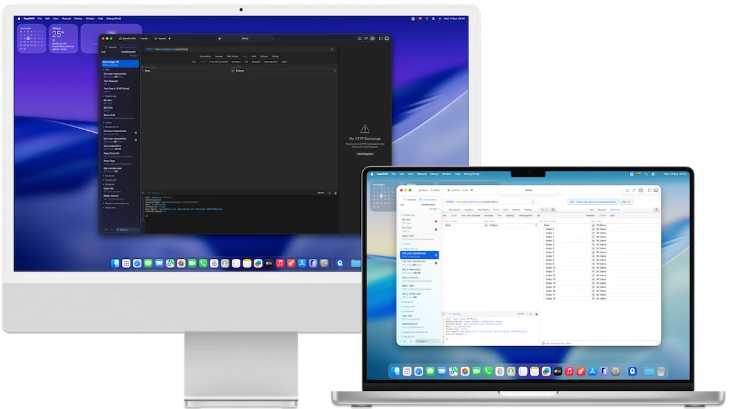 RapidAPI for Mac 4 Built for Teamwork with API projects